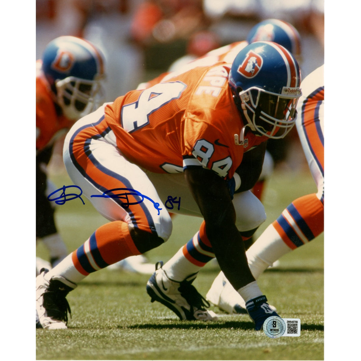 Shannon Sharpe Denver Broncos Signed 8x10 Photo - Beckett Beckett-Powers Sports Memorabilia
