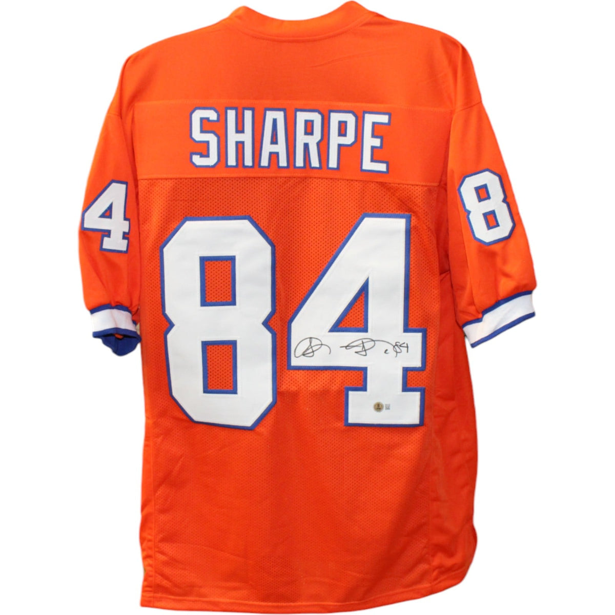 Shannon Sharpe Signed Pro Style Orange Jersey – Beckett Authenticated-Powers Sports Memorabilia