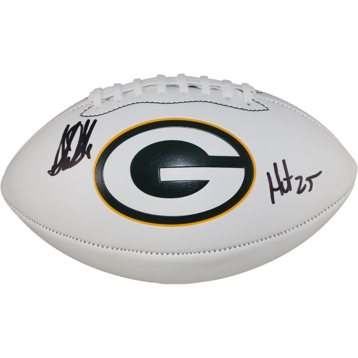 Sterling Sharpe Signed Green Bay Packers Logo Football HOF Beckett W-Powers Sports Memorabilia