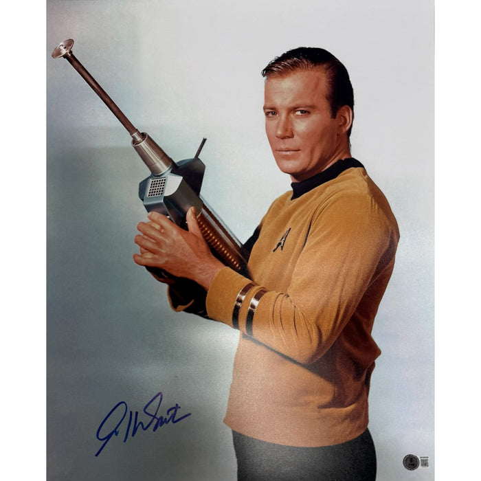 William Shatner Autographed Star Trek 16x20 Photo – Beckett Witness Authenticated-Powers Sports Memorabilia