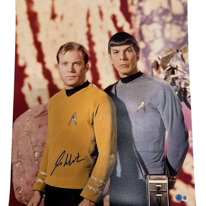 William Shatner Hand-Signed Star Trek 16x20 Photo – Beckett Witness Authenticated-Powers Sports Memorabilia