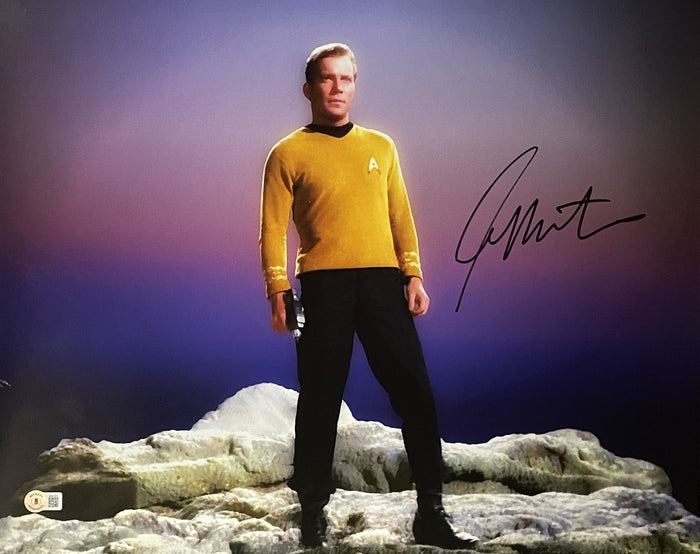 William Shatner Autographed Star Trek 16x20 Photo – Beckett Authenticated-Powers Sports Memorabilia