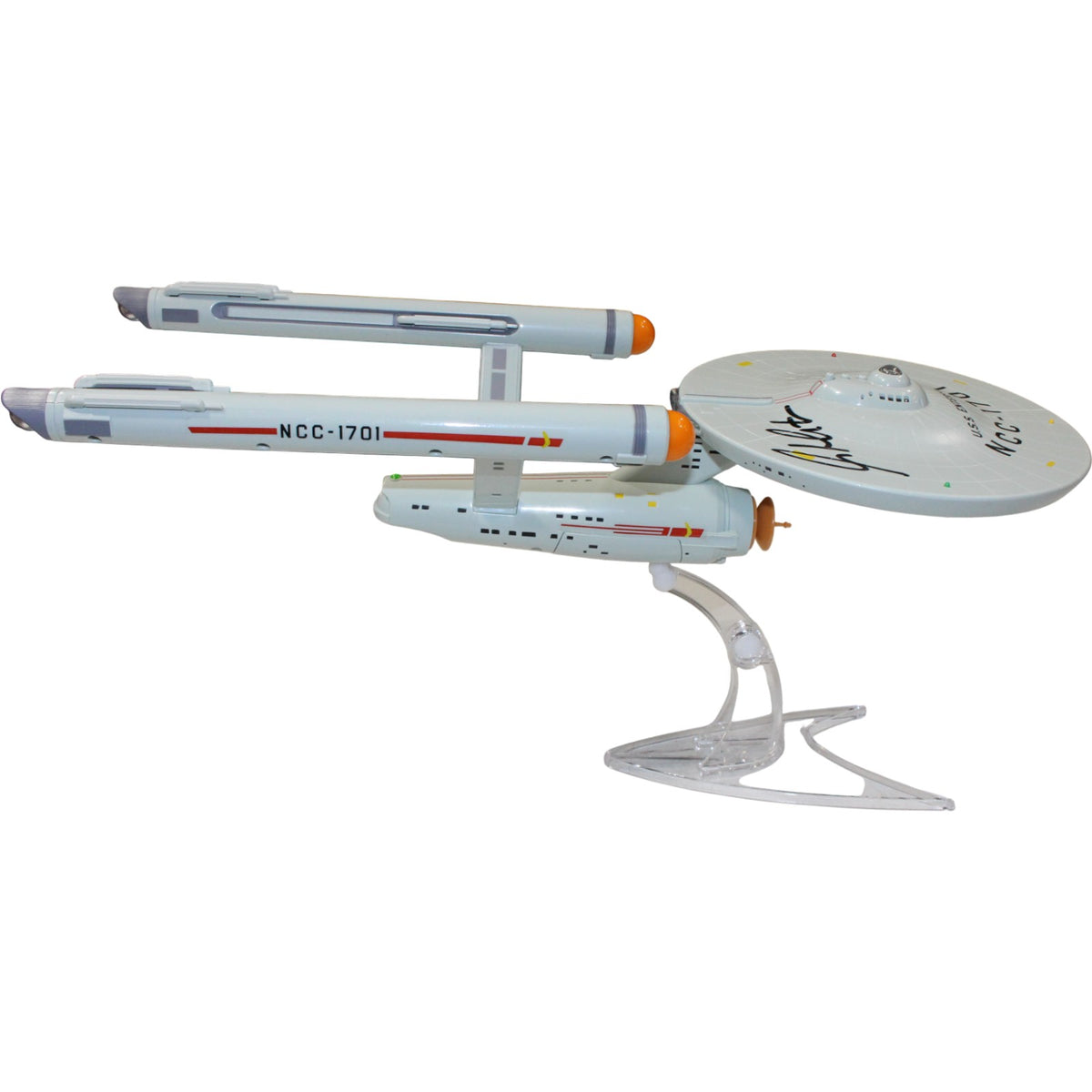 William Shatner Signed Star Trek 21" USS Enterprise Ship-Powers Sports Memorabilia