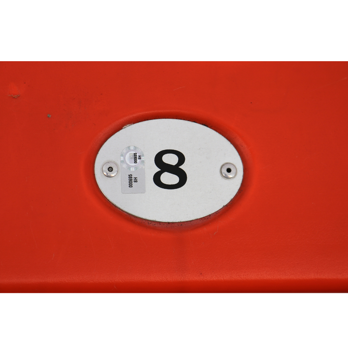 New York Mets Shea Stadium Used Field Box Open Slat #8 Seat Back-Powers Sports Memorabilia