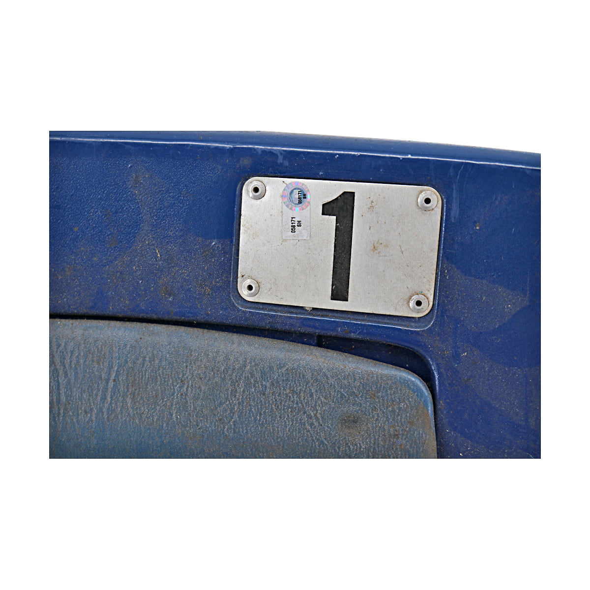 Shea Stadium Box Seat Padded Seatback #1 MLB Auth-1-Powers Sports Memorabilia