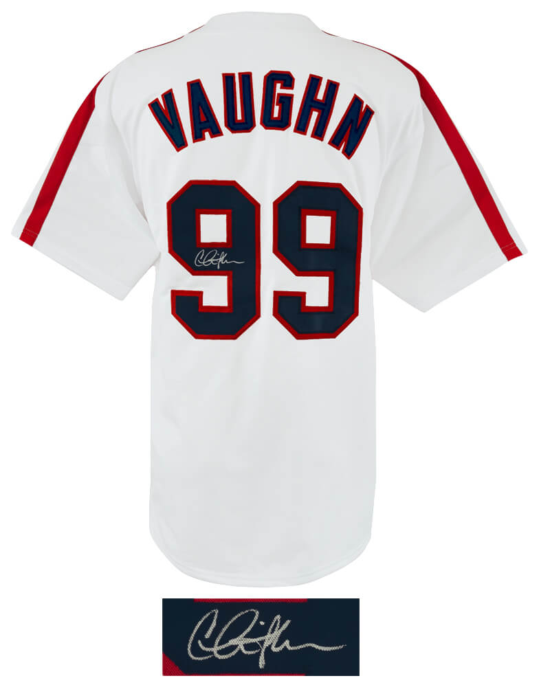 Charlie Sheen Autographed White Custom Baseball Jersey-Powers Sports Memorabilia