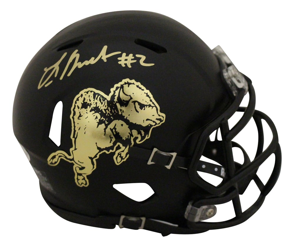 Laviska Shenault Signed Colorado Buffaloes Chrome Mini Helmet – Beckett Authenticated-Powers Sports Memorabilia