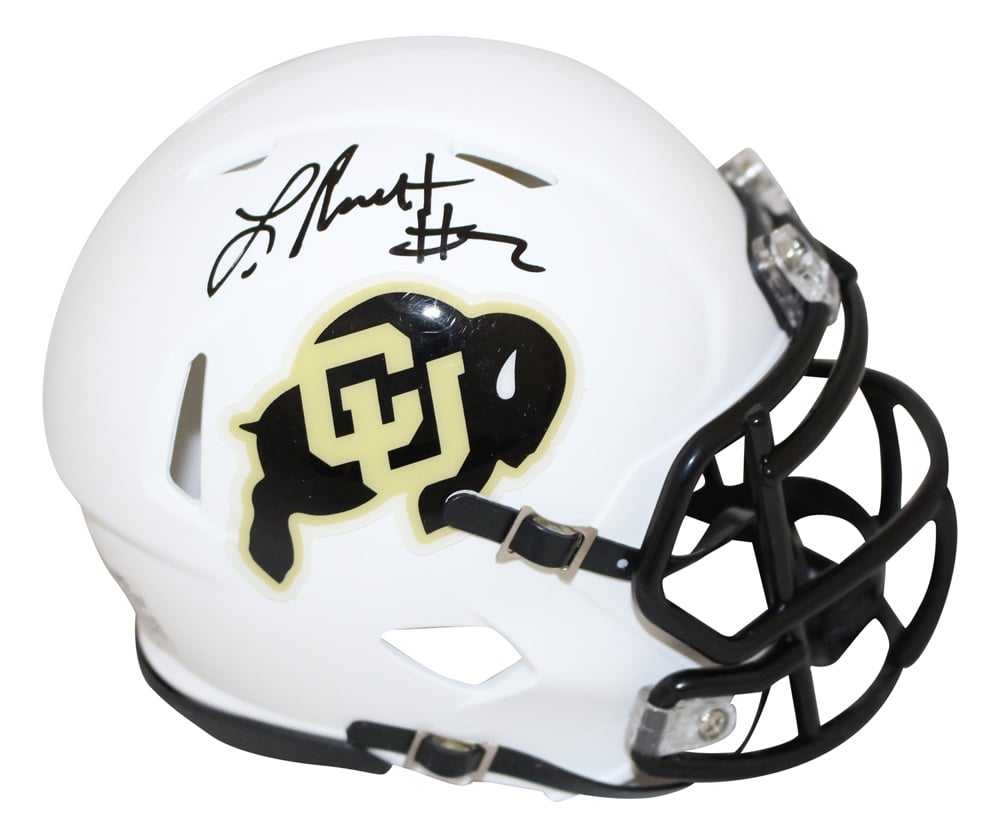 Laviska Shenault Signed Colorado Buffaloes White Mini Helmet – Beckett Authenticated-Powers Sports Memorabilia