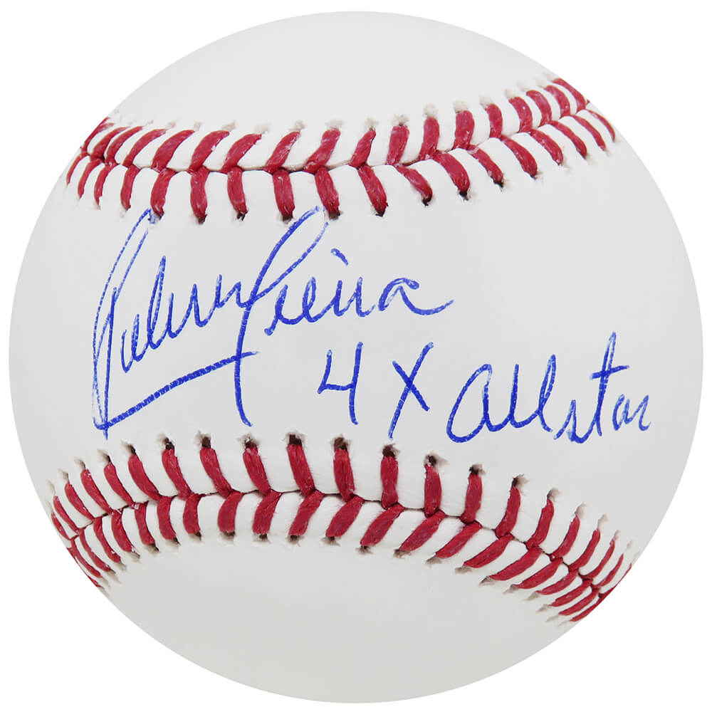 Ruben Sierra Autographed Rawlings Official MLB Baseball with 4x All Star-Powers Sports Memorabilia