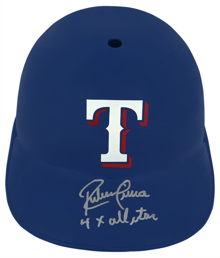 Ruben Sierra Texas Rangers Autographed Souvenir Replica Batting 4x All Star-Powers Sports Memorabilia