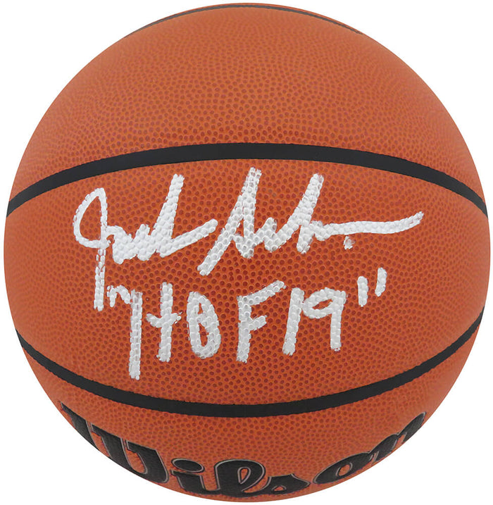 Jack Sikma Autographed Wilson Indoor/Outdoor NBA Basketball w/ HOF 19-Powers Sports Memorabilia