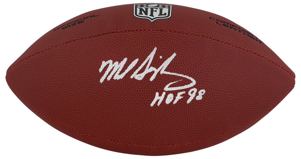 Mike Singletary Autographed Wilson Limited F/S NFL Football with HOF'98-Powers Sports Memorabilia