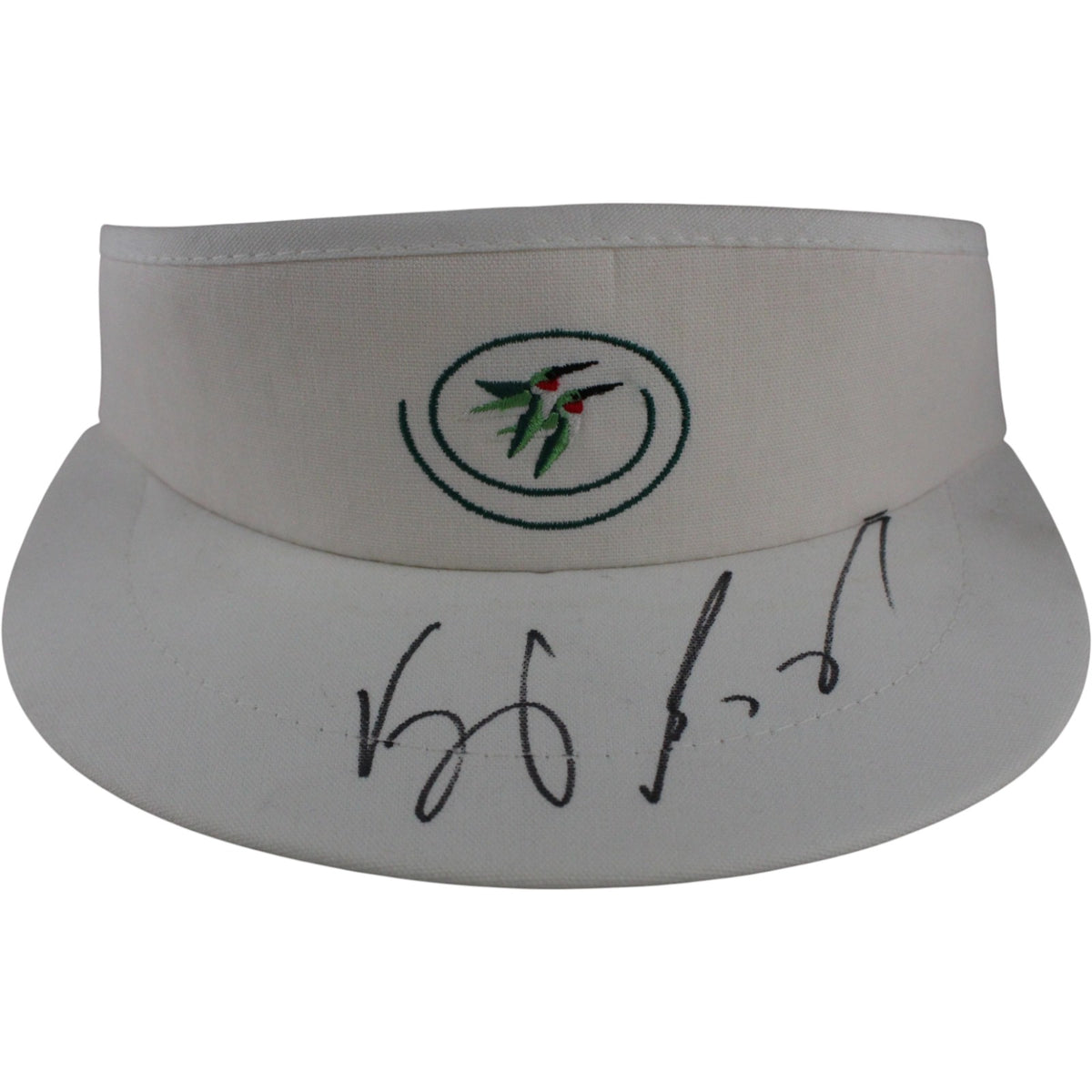 Vijay Singh PGA Golf Signed Mini Helmet - PGA Tour Imperial White Hat Visor Beckett Beckett-Powers Sports Memorabilia