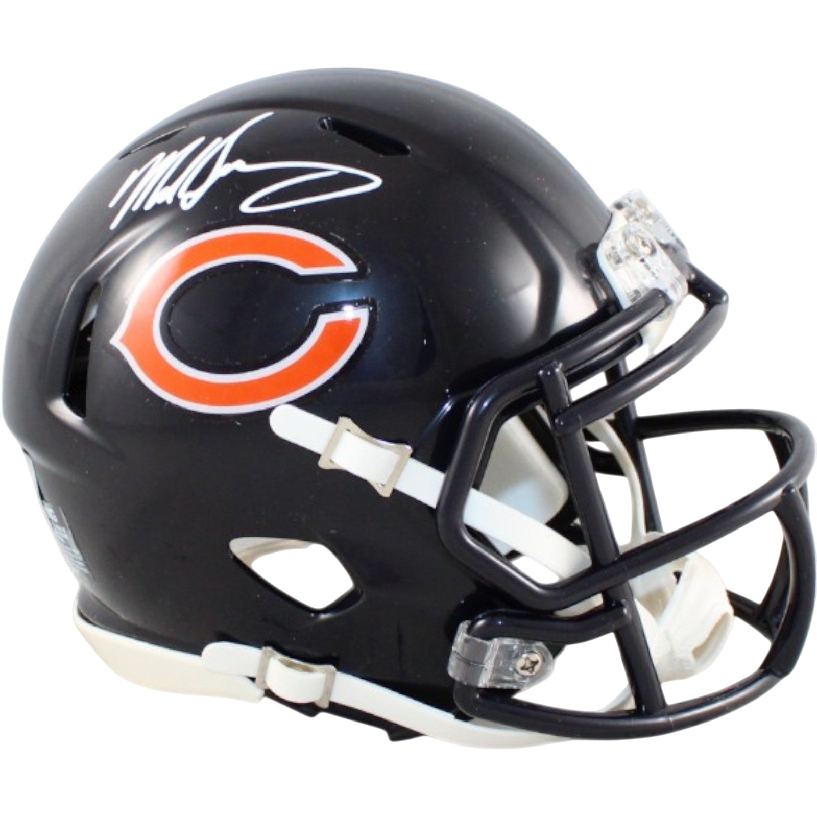 Mike Singletary Chicago Bears Signed Mini Helmet Beckett WIT 58587 Beckett-Powers Sports Memorabilia