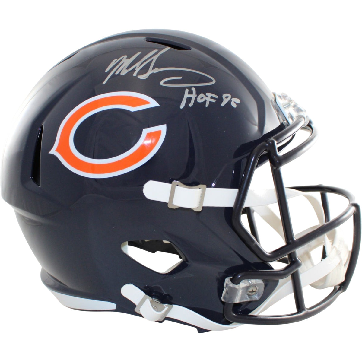Mike Singletary Chicago Bears F/S Replica Signed Helmet HOF Beckett W 58600 Beckett-Powers Sports Memorabilia