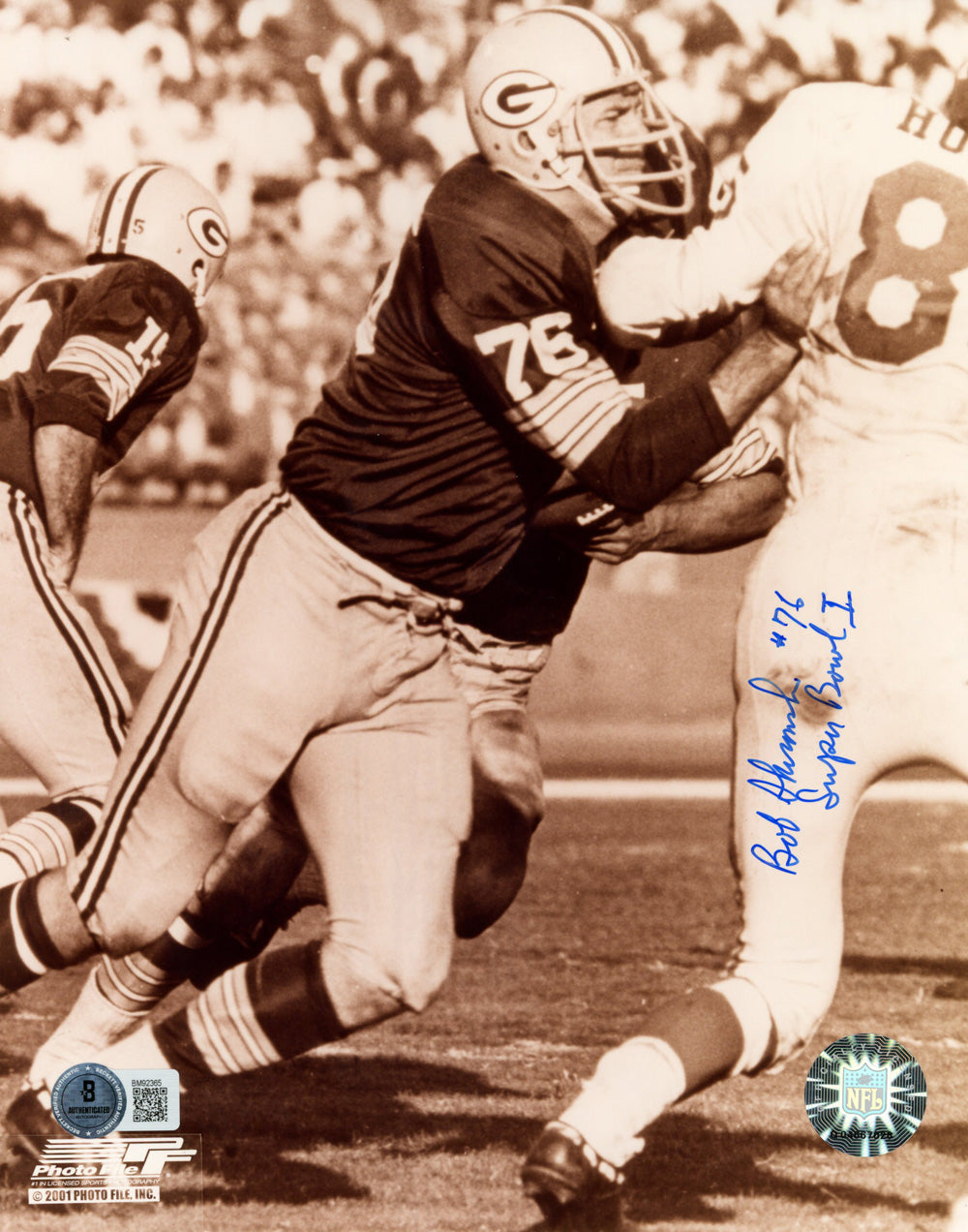 Bob Skoronski Green Bay Packers Signed 8x10 Photo SB I-Powers Sports Memorabilia