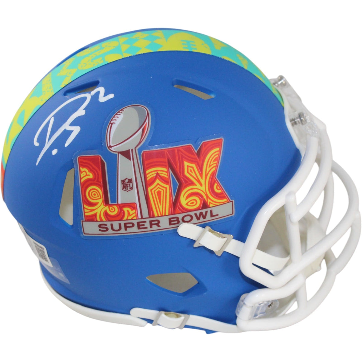 Darius Slay Signed Philadelphia Eagles Super Bowl 59 Mini Helmet – Beckett Authenticated-Powers Sports Memorabilia
