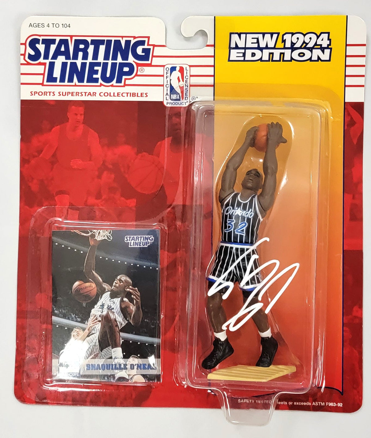 Shaquille O'Neal Signed Los Angeles Lakers 1994 Starting Lineup - Beckett-Powers Sports Memorabilia