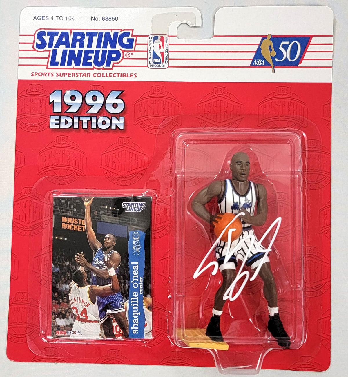 Shaquille O'Neal Signed Orlando Magic 1996 Starting Lineup - Beckett-Powers Sports Memorabilia