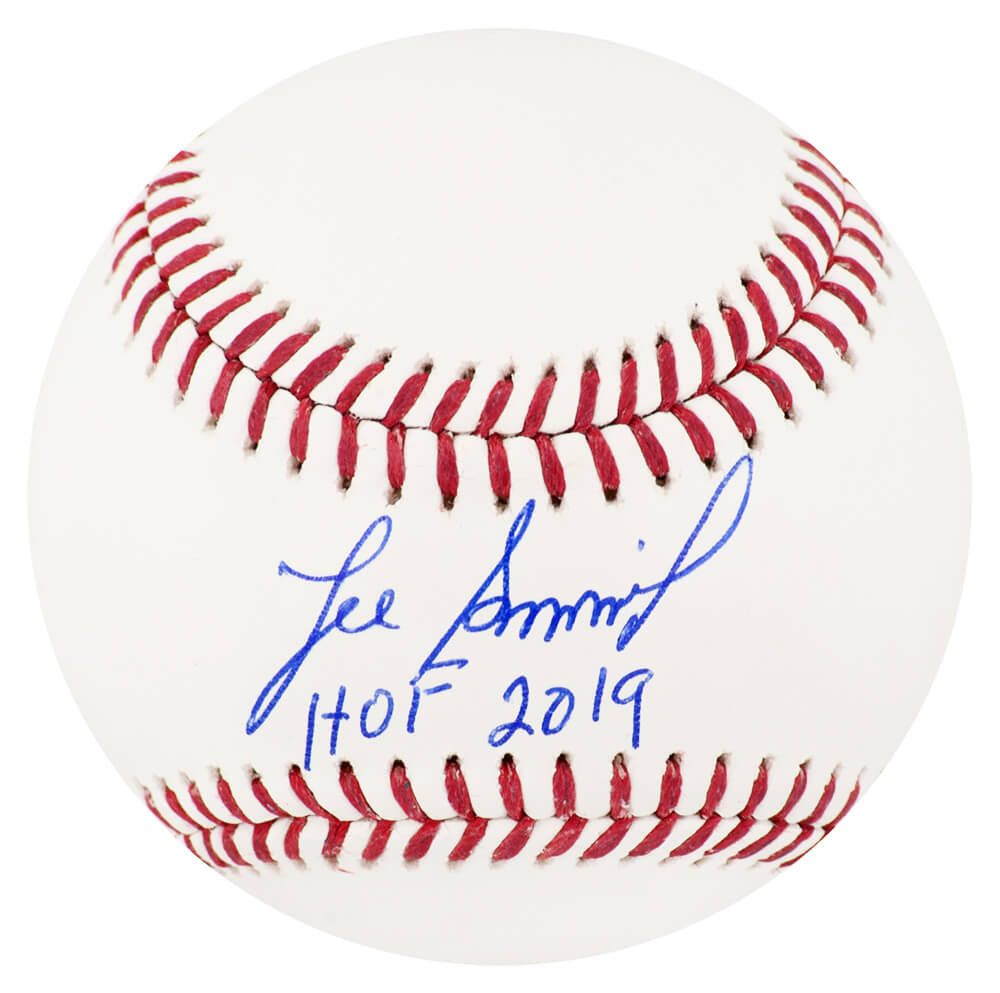 Lee Smith Autographed Rawlings Official MLB Baseball with HOF 2019-Powers Sports Memorabilia