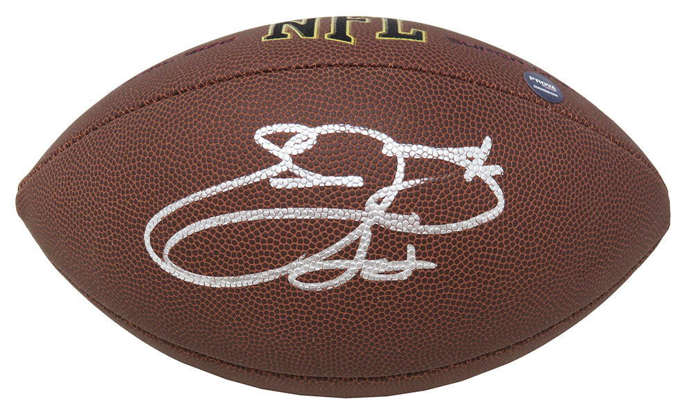 Emmitt Smith Autographed Wilson Super Grip Full Size NFL Football-Powers Sports Memorabilia