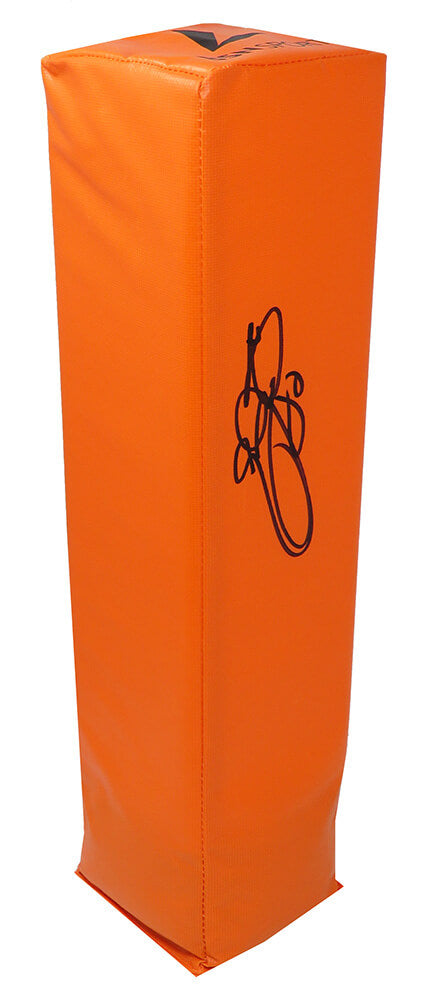 Emmitt Smith Autographed Orange Endzone Pylon-Powers Sports Memorabilia