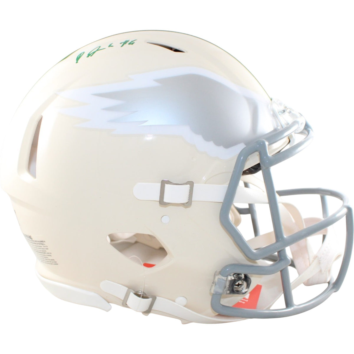 Devonta Smith Philadelphia Eagles Proline Signed Helmet Retro Beckett WIT 58618 Beckett-Powers Sports Memorabilia