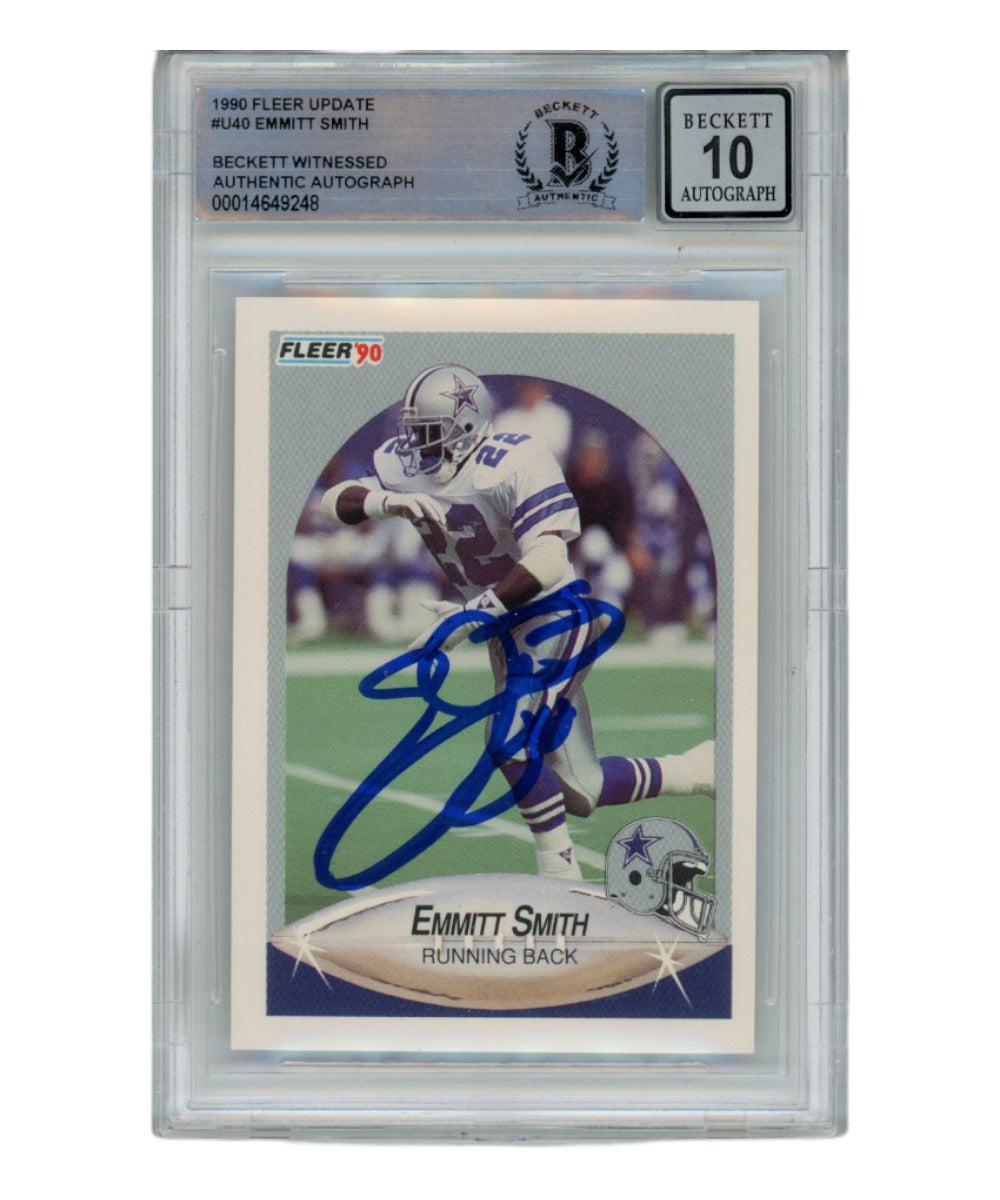 Tony Dorsett Dallas Cowboys Signed Card - 11/15/1981 Ticket Stub Beckett Beckett-Powers Sports Memorabilia