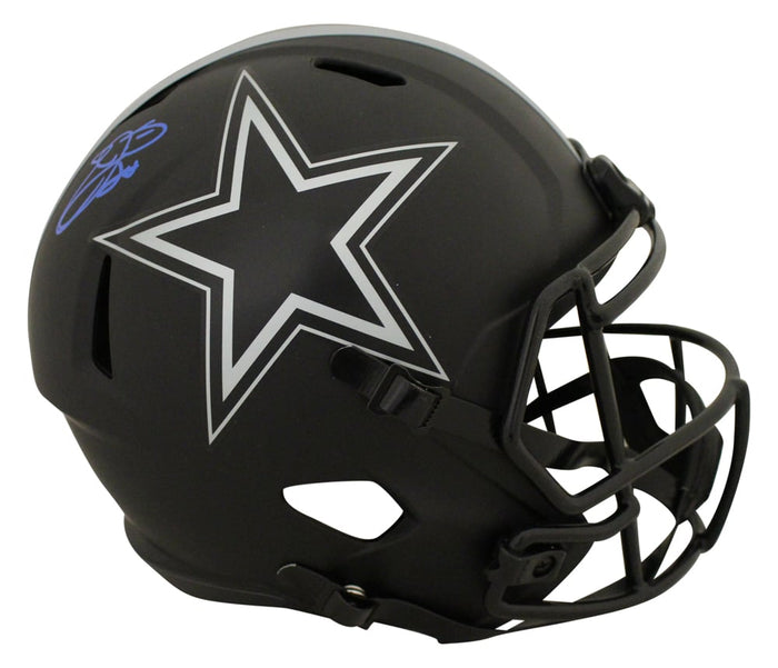 Emmitt Smith Signed Dallas Cowboys Full-Size Eclipse Helmet – Beckett Authenticated-Powers Sports Memorabilia