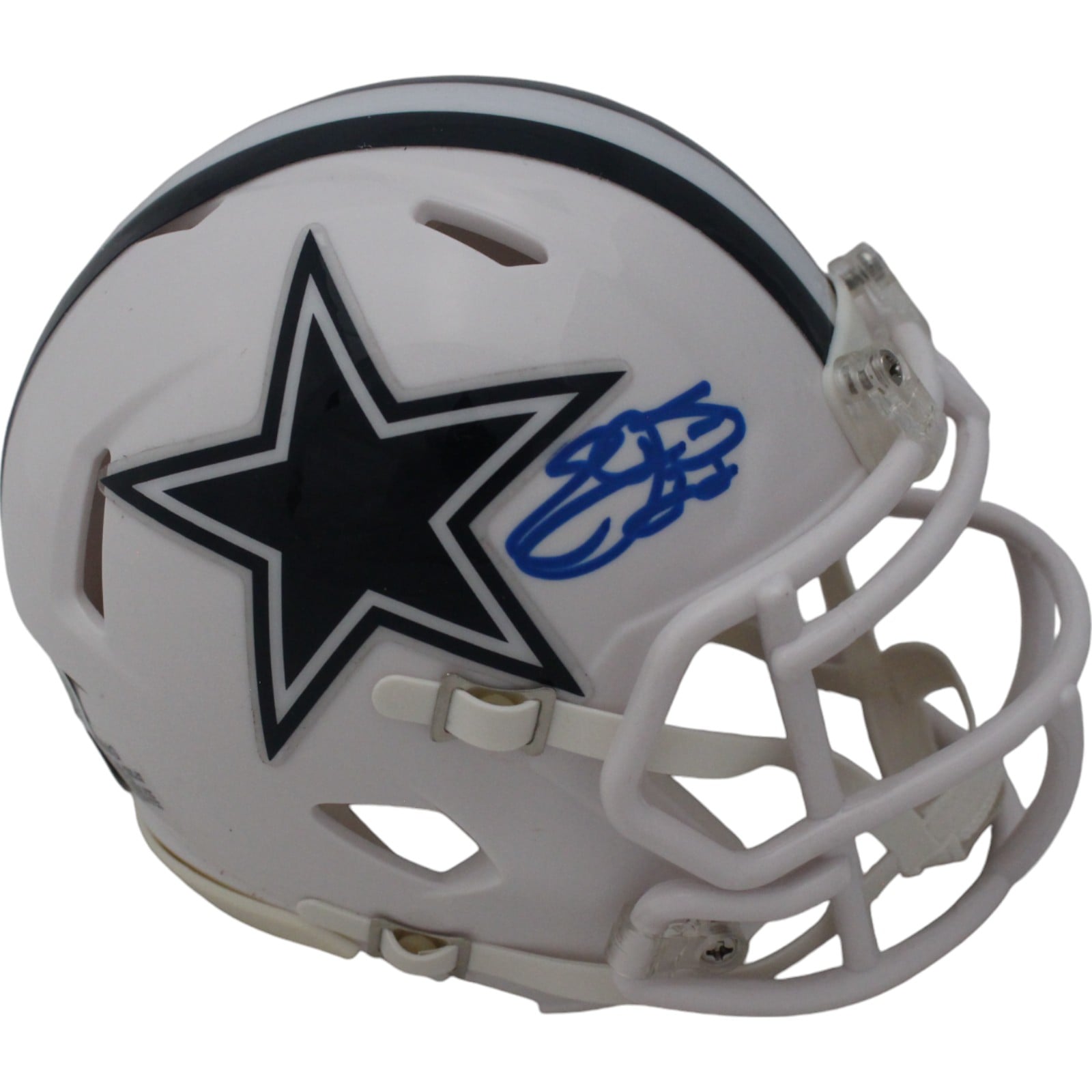 Emmitt Smith Signed Dallas Cowboys 22 Alt Mini Helmet – Beckett Authenticated-Powers Sports Memorabilia