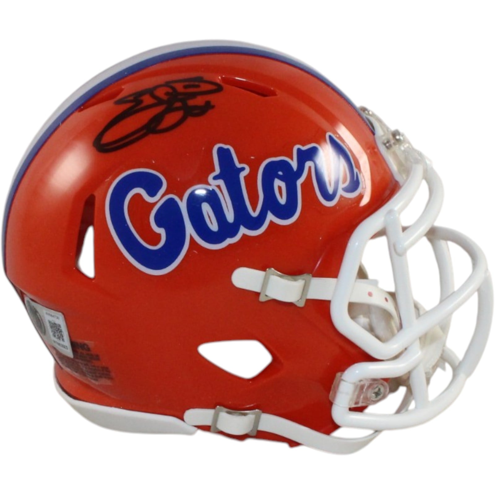 Emmitt Smith Signed Florida Gators Mini Helmet – Beckett Witness Authenticated-Powers Sports Memorabilia