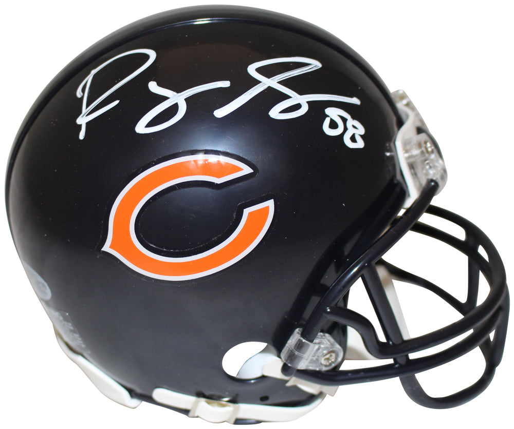 Roquan Smith Chicago Bears Signed Mini Helmet - Beckett Beckett-Powers Sports Memorabilia