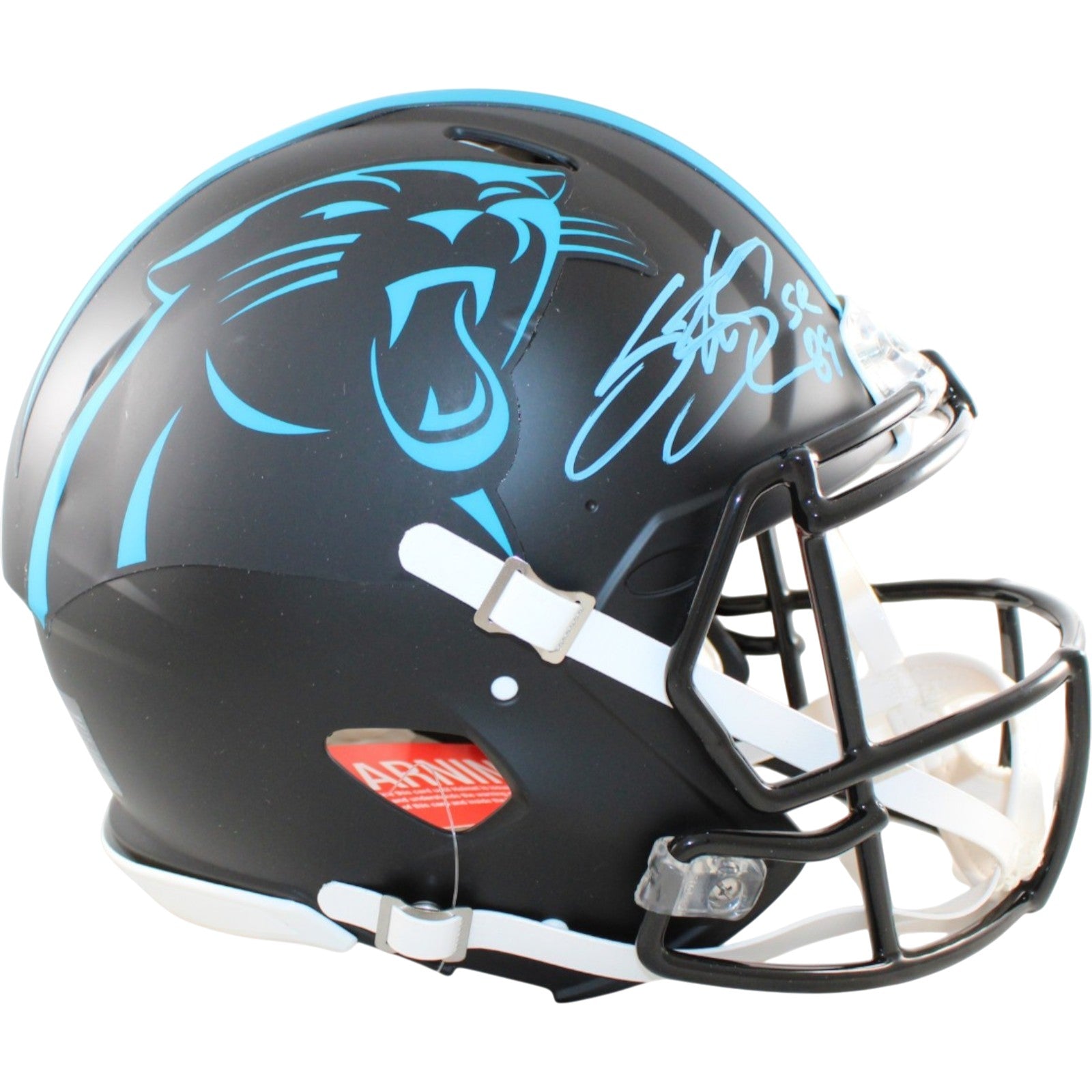 Steve Smith Carolina Panthers Signed Helmet Proline Alt 22 RAD 58612-Powers Sports Memorabilia