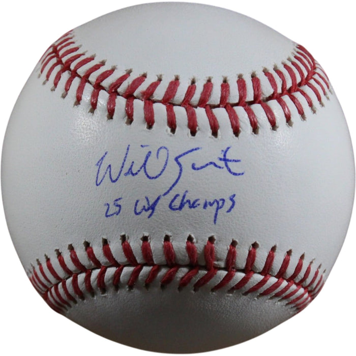 Will Smith Signed Los Angeles Dodgers Official MLB Baseball 25 WS Champs Fanatics-Powers Sports Memorabilia