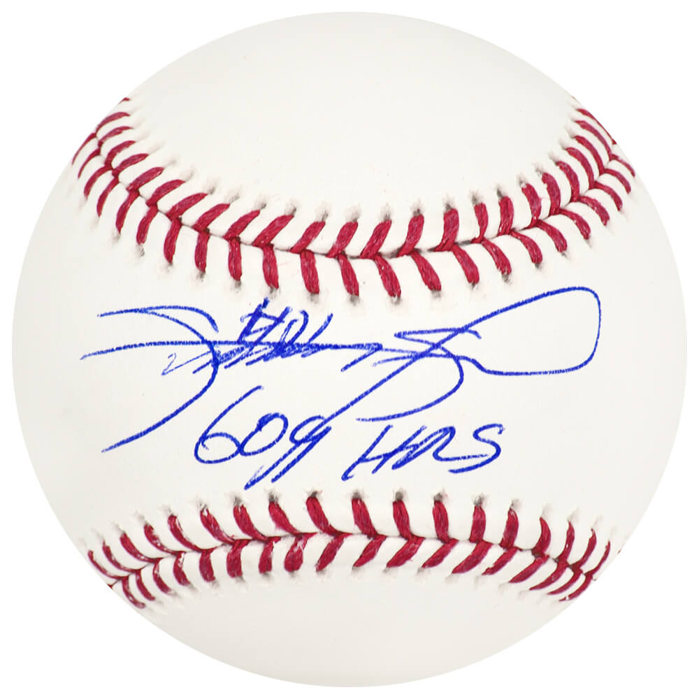 Sammy Sosa Autographed Rawlings Official MLB Baseball with 609 HRs-Powers Sports Memorabilia