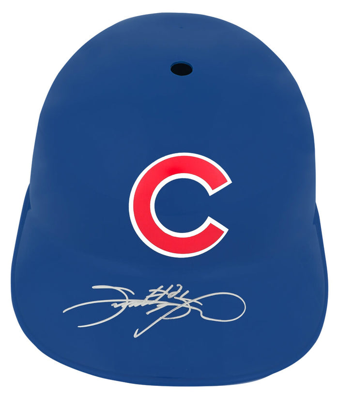Sammy Sosa Autographed Chicago Cubs Souvenir Replica Batting Helmet-Powers Sports Memorabilia