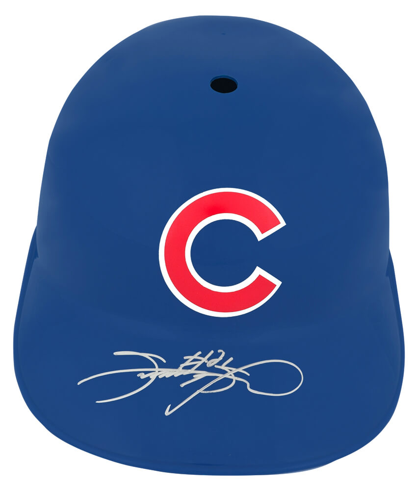 Sammy Sosa Autographed Chicago Cubs Souvenir Replica Batting Helmet-Powers Sports Memorabilia