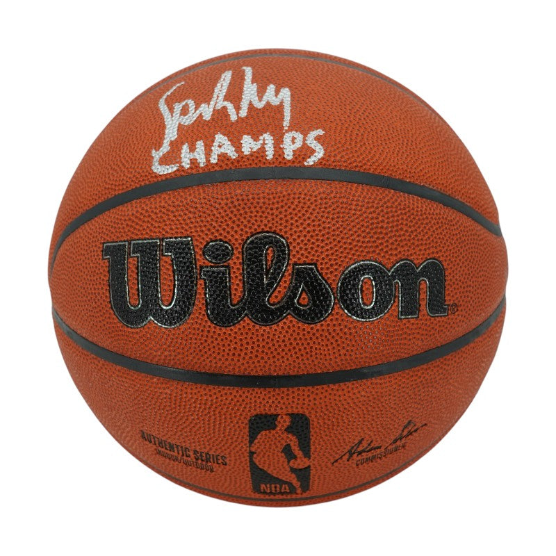 Spike Lee New York Knicks Signed Inscribed Champs Wilson NBA Basketball-Powers Sports Memorabilia