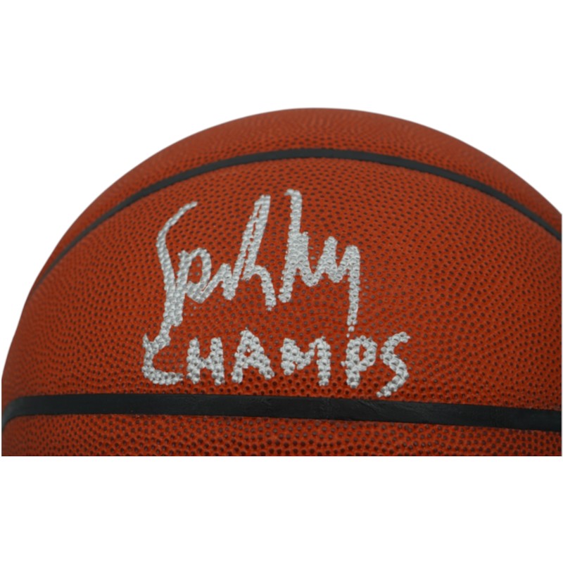 Spike Lee New York Knicks Signed Inscribed Champs Wilson NBA Basketball-Powers Sports Memorabilia