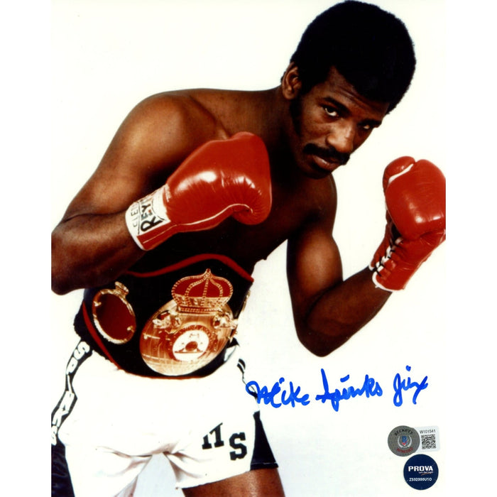 Michael Spinks Autographed 8x10 Photo – Beckett Authenticated-Powers Sports Memorabilia