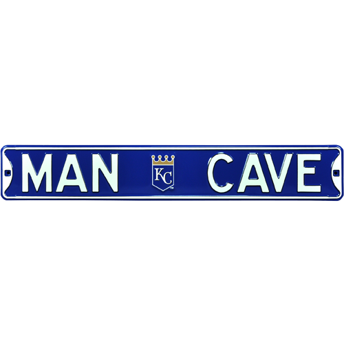 Kansas City Royals "MAN CAVE" Authentic Street Sign | Collectible Memorabilia-Powers Sports Memorabilia