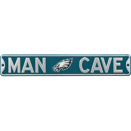 Philadelphia Eagles "MAN CAVE" Authentic Street Sign | Collectible Memorabilia-Powers Sports Memorabilia