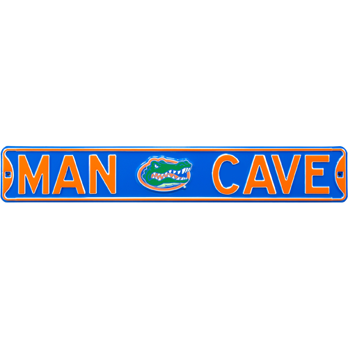 Florida Gators "MAN CAVE" Authentic Street Sign | Collectible Memorabilia-Powers Sports Memorabilia