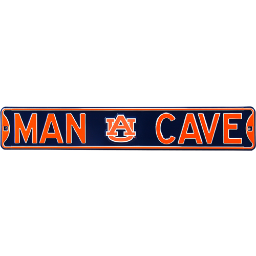 Auburn Tigers "MAN CAVE" Authentic Street Sign | Collectible Memorabilia