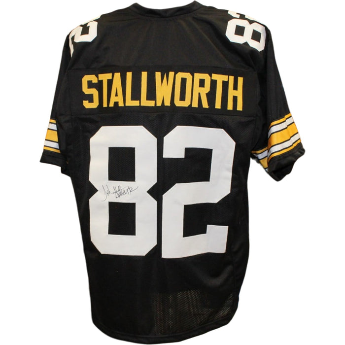 John Stallworth Signed Pro Style Size XL Black Jersey-Powers Sports Memorabilia