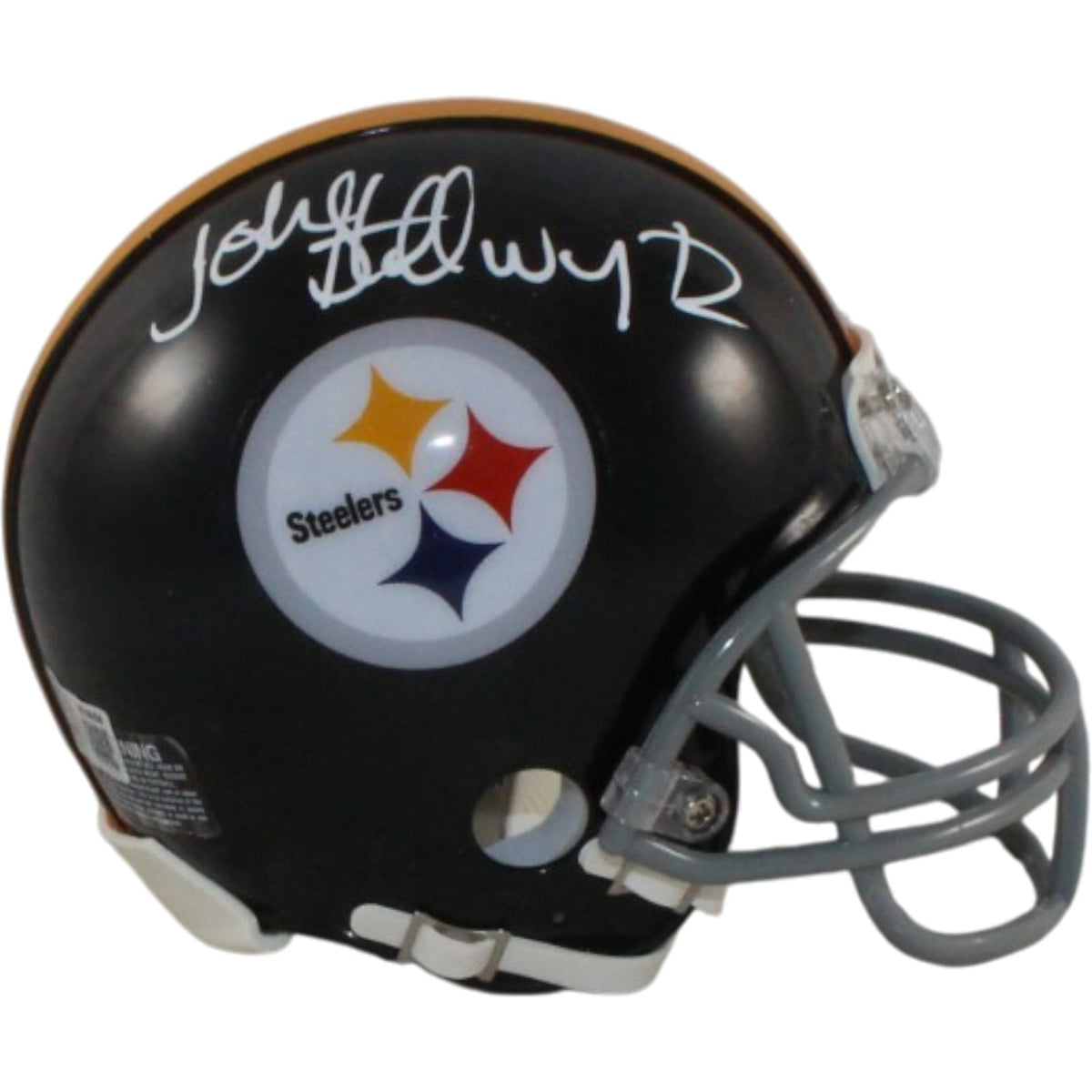John Stallworth Signed Pittsburgh Steelers VSR4 TB Mini Helmet – Beckett Authenticated-Powers Sports Memorabilia