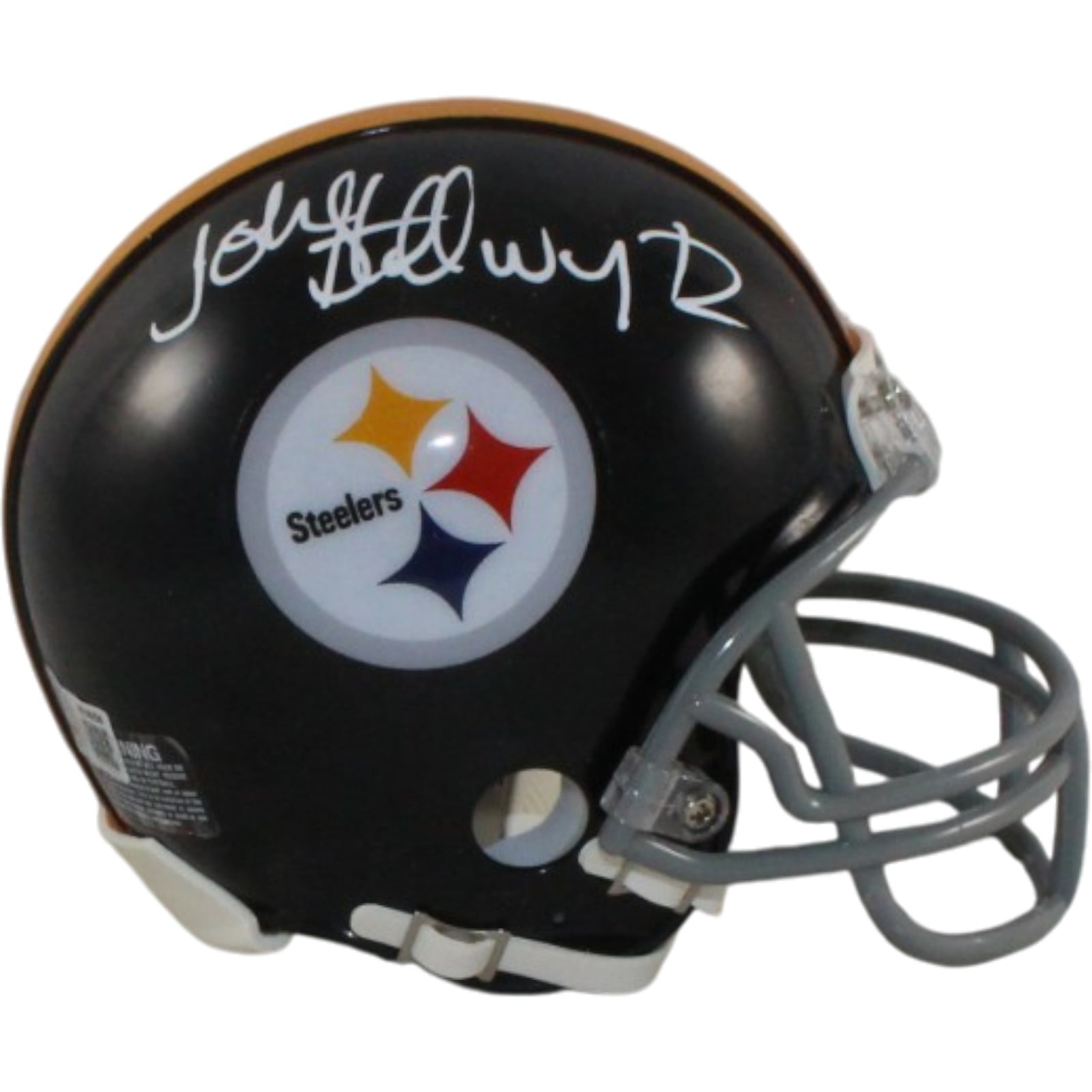 John Stallworth Signed Pittsburgh Steelers VSR4 TB Mini Helmet – Beckett Authenticated-Powers Sports Memorabilia