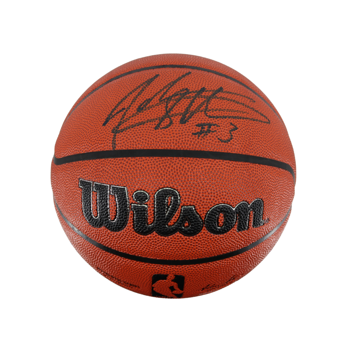 John Starks New York Knicks Signed Wilson NBA Basketball-Powers Sports Memorabilia