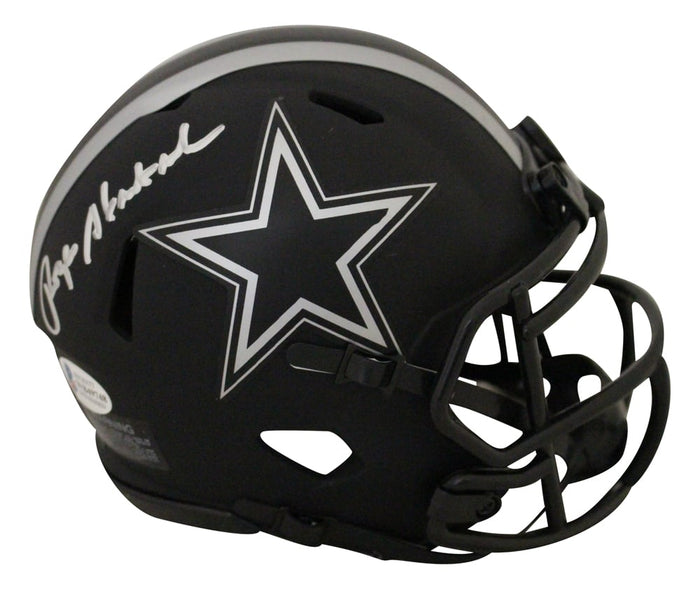 Roger Staubach Signed Dallas Cowboys Eclipse Mini Helmet – Beckett Authenticated-Powers Sports Memorabilia
