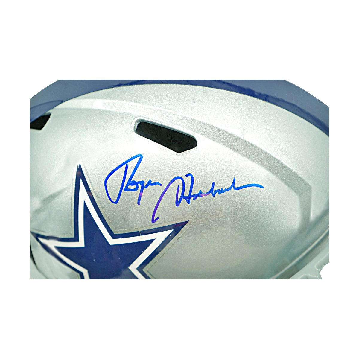 Roger Staubach Dallas Cowboys Signed F/S Speed Replica Helmet Beckett Holo Only-Powers Sports Memorabilia